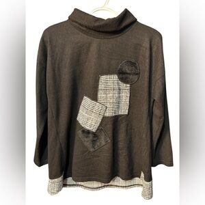 Trisha Tyler sweater/blouse for women size:S color:black